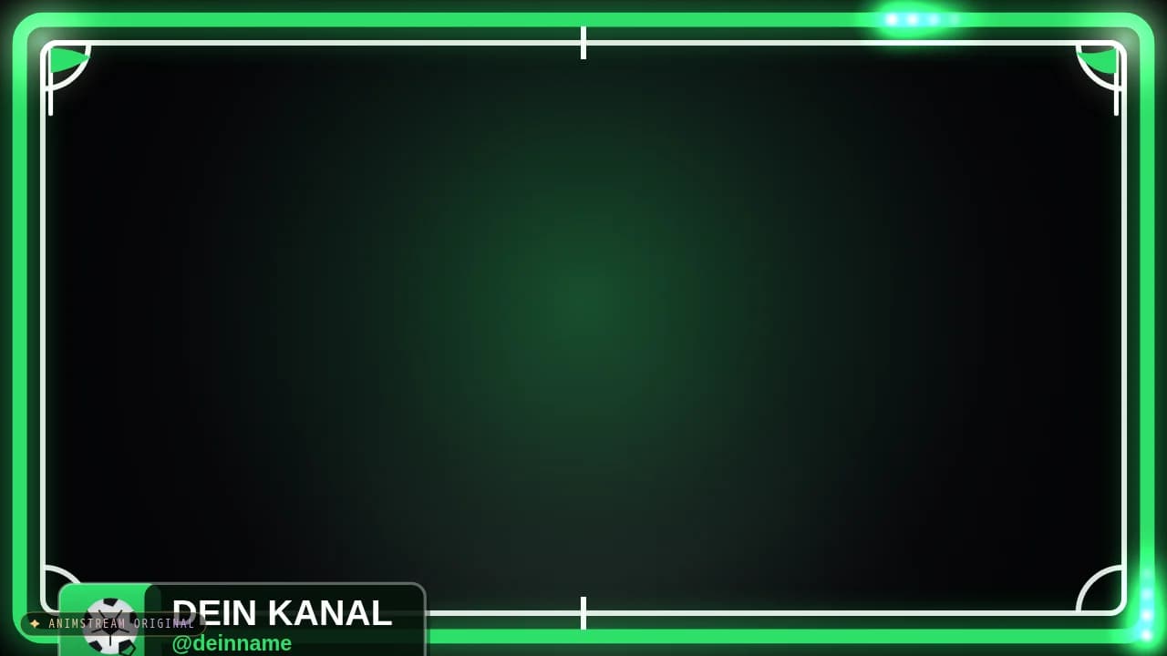 Kamera-Rahmen – Matchday Klassik Grün