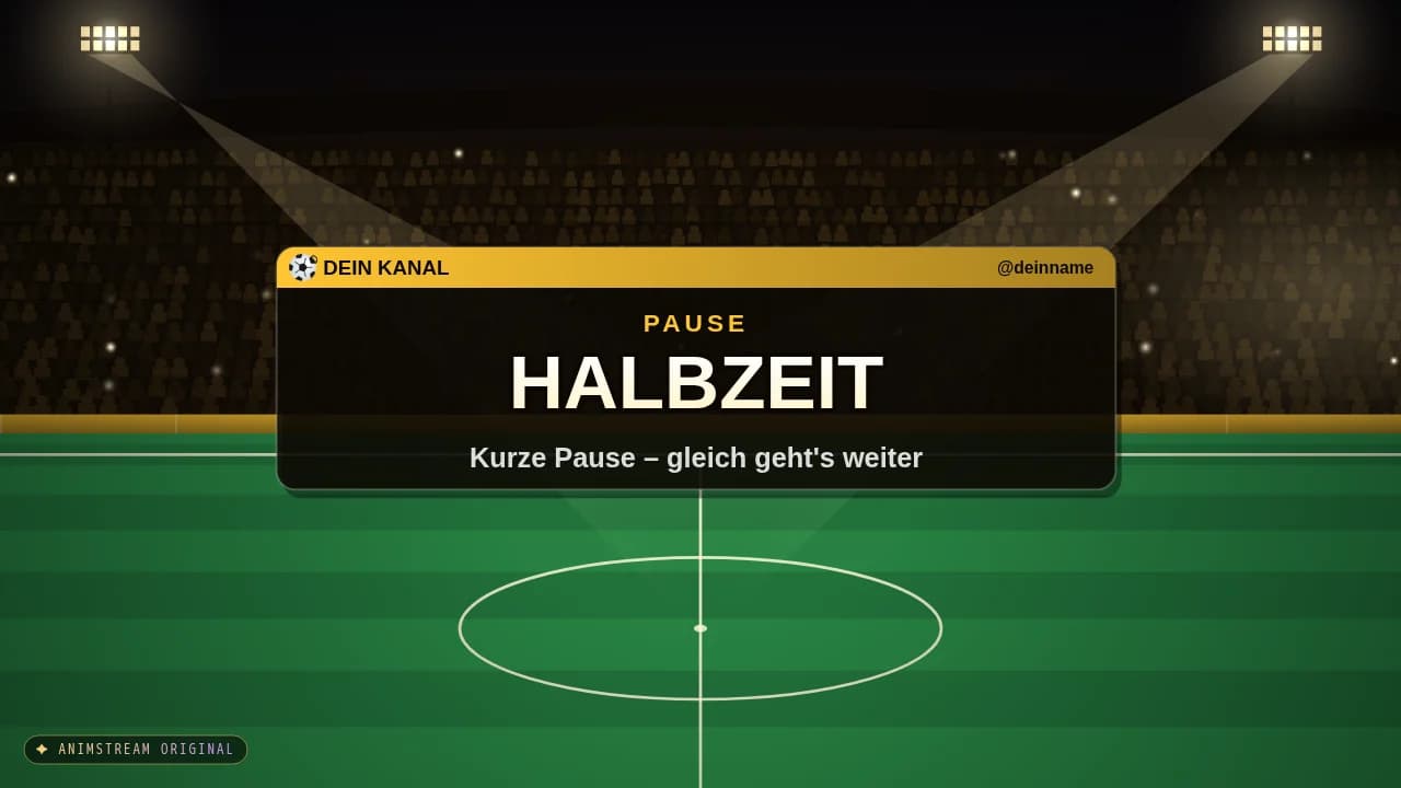 Pause-Szene – Matchday Goldpokal