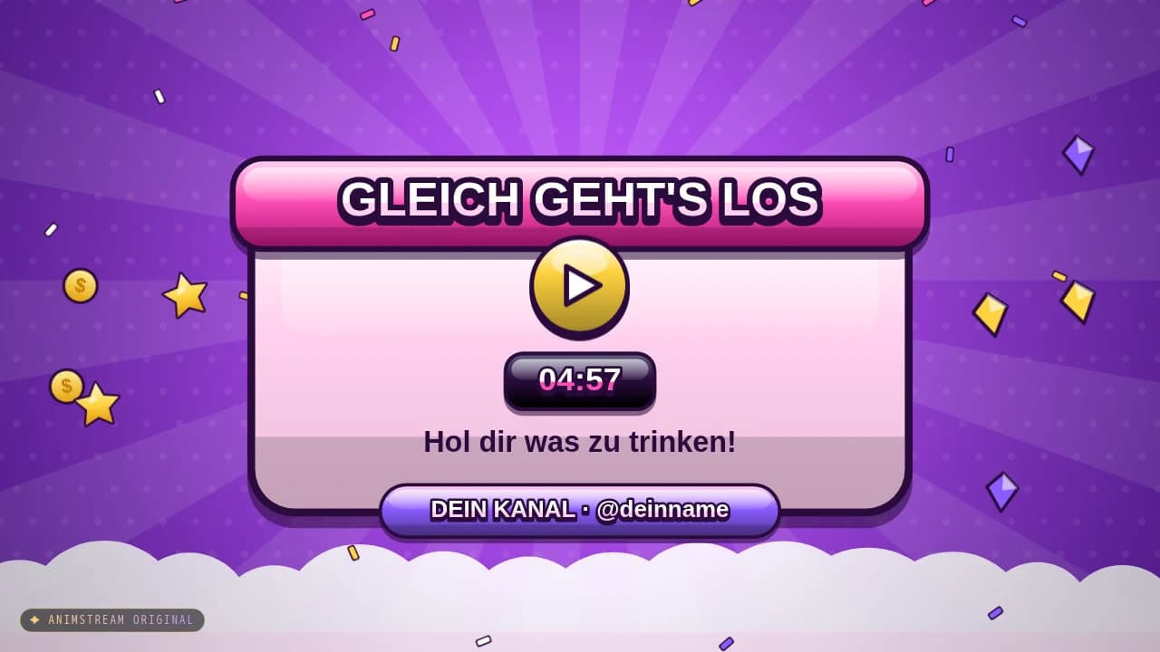 Starting Soon-Szene – Mobile Brawl Beere
