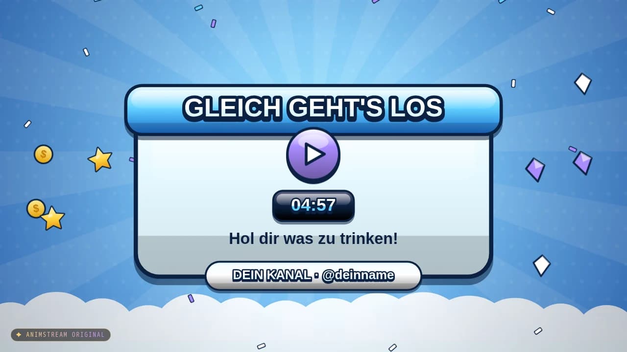Starting Soon-Szene – Mobile Brawl Frost