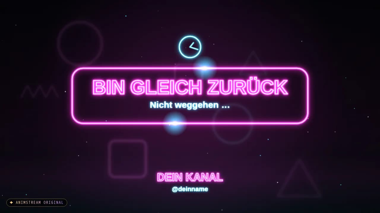 Bin gleich zurück-Szene – Neon Sign Pink