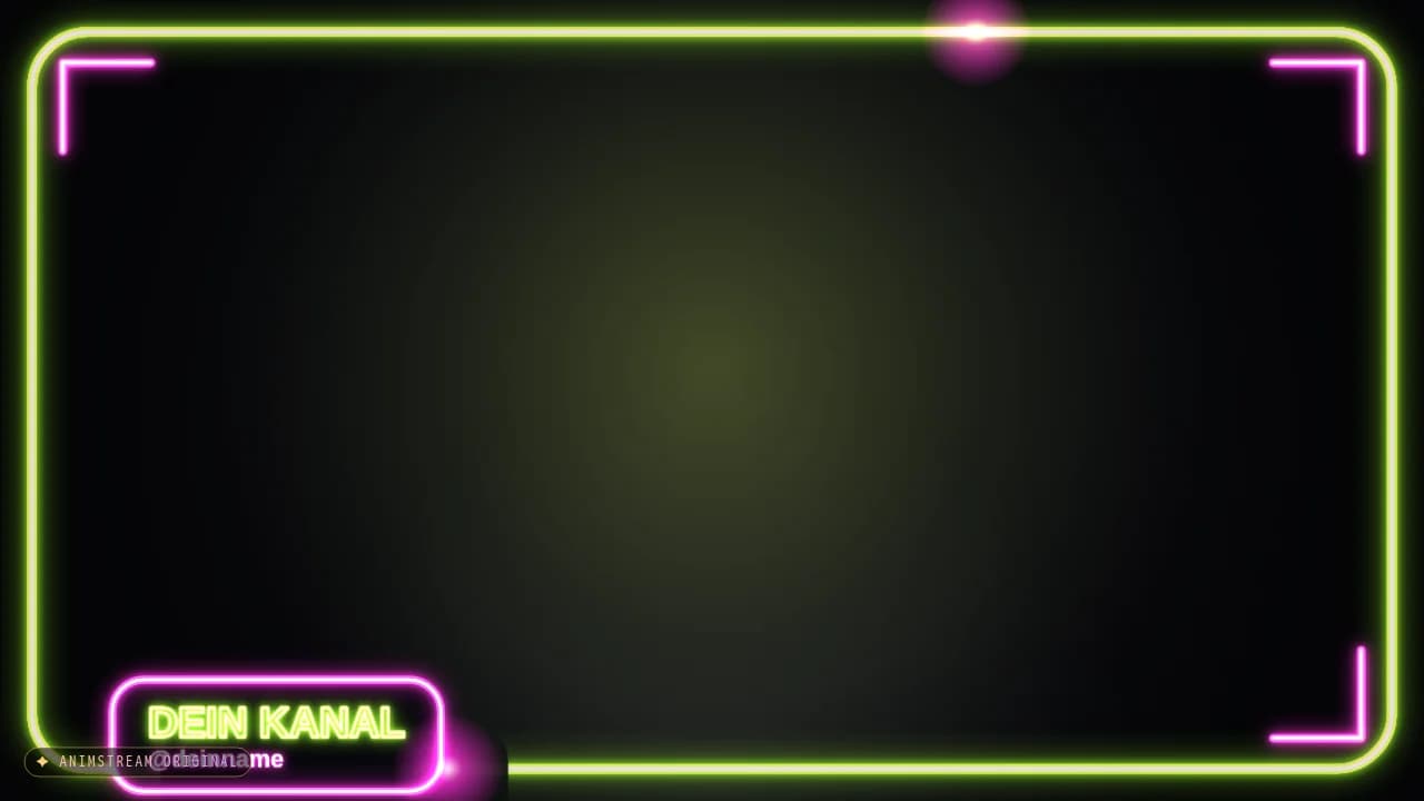 Kamera-Rahmen – Neon Sign Lime
