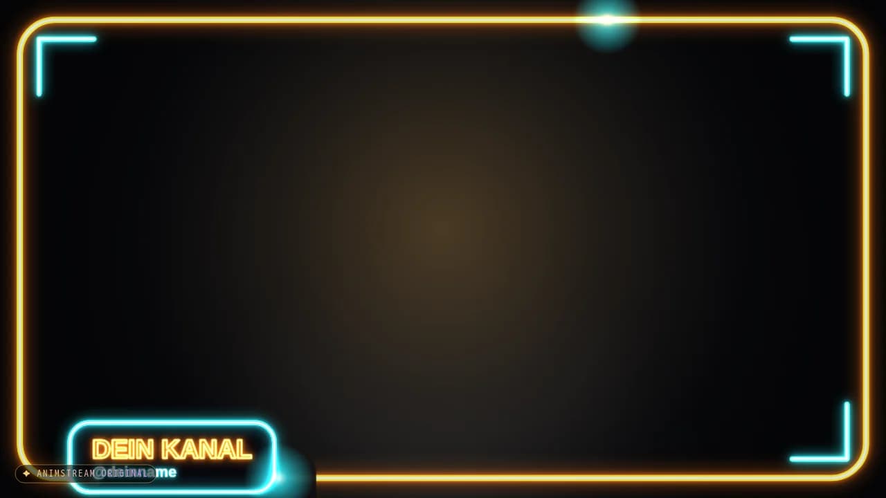 Kamera-Rahmen – Neon Sign Orange