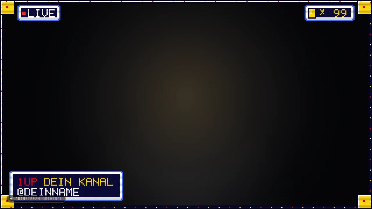 Stream-Rahmen – Pixel Arcade Arcade