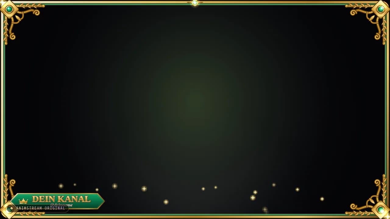 Stream-Rahmen – Royal Crest Smaragd