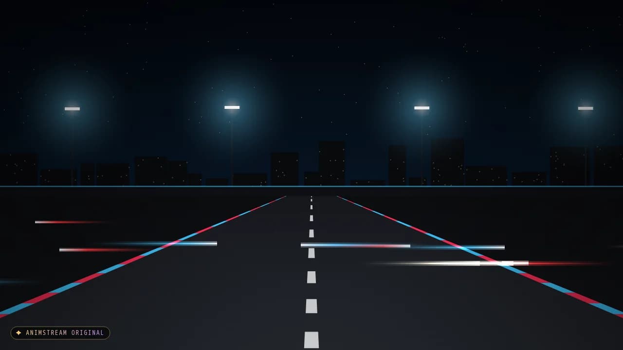 Hintergrund – Speed Racing Eisblau