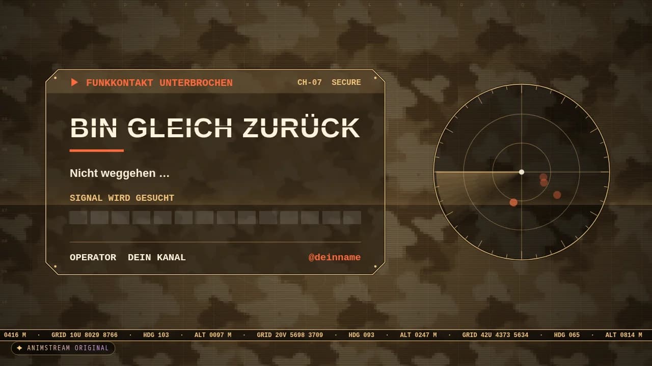 Bin gleich zurück-Szene – Tactical Ops Wüste