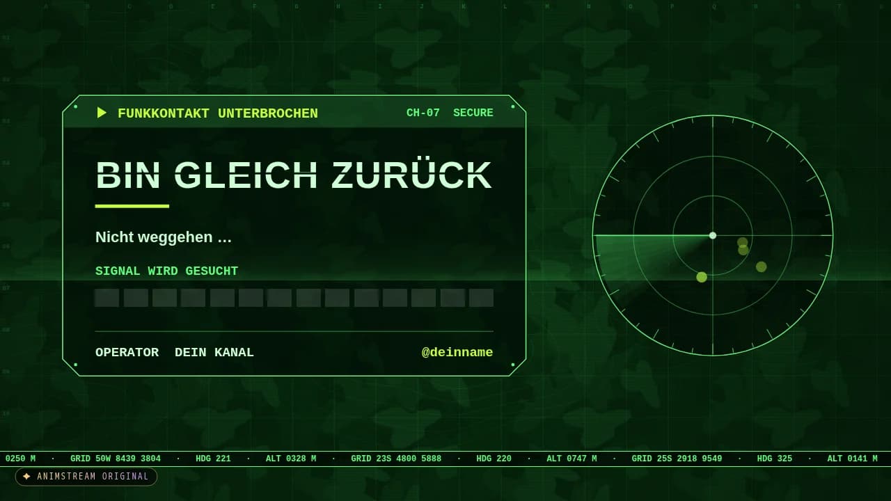 Bin gleich zurück-Szene – Tactical Ops Nachtsicht