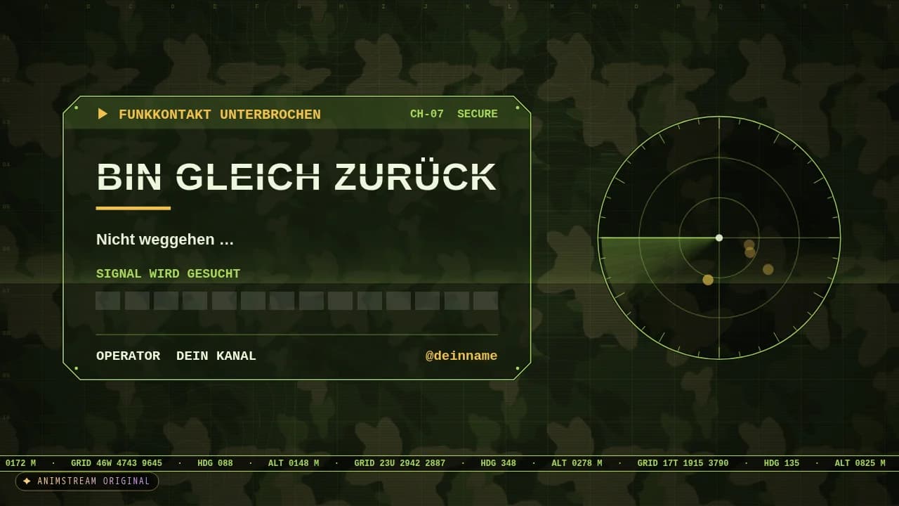 Bin gleich zurück-Szene – Tactical Ops Woodland