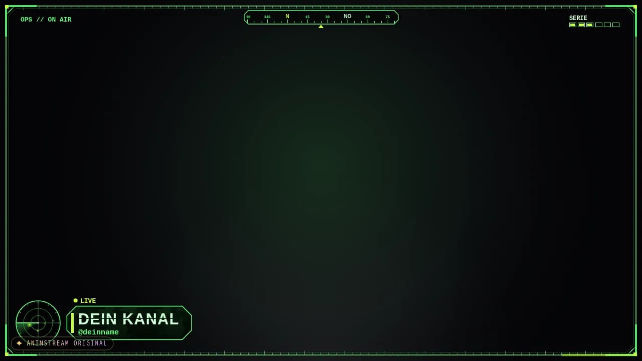 Stream-Rahmen – Tactical Ops Nachtsicht