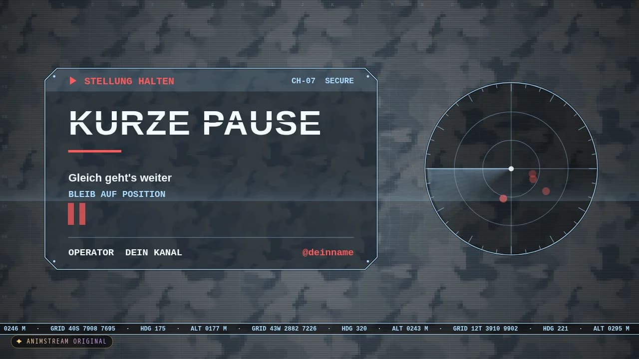 Pause-Szene – Tactical Ops Arktis