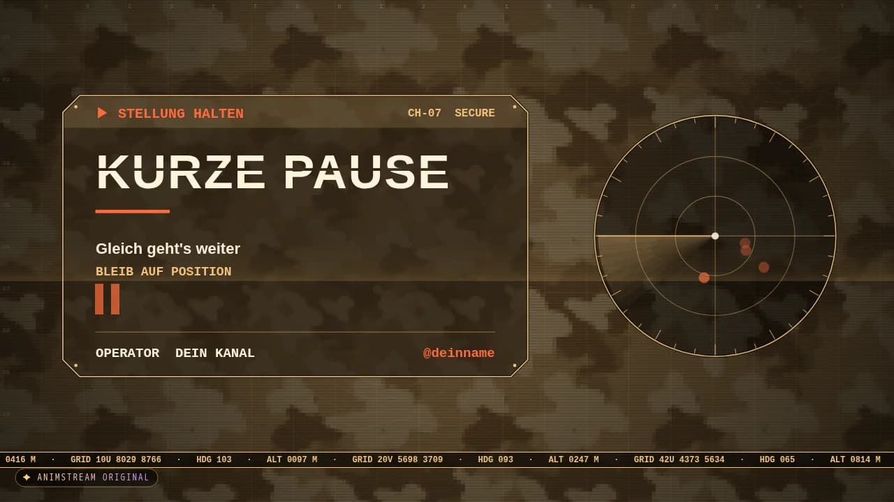 Pause-Szene – Tactical Ops Wüste