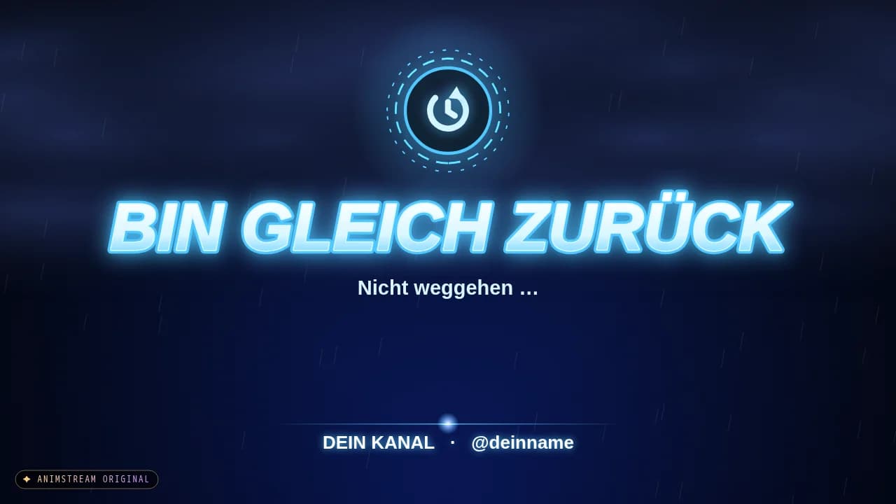 Bin gleich zurück-Szene – Thunder Strike Sturmblau