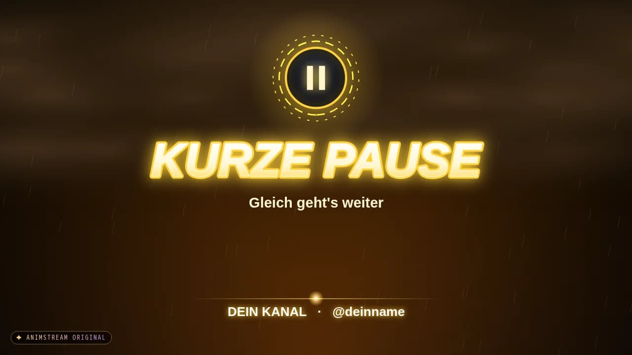 Pause-Szene – Thunder Strike Gold