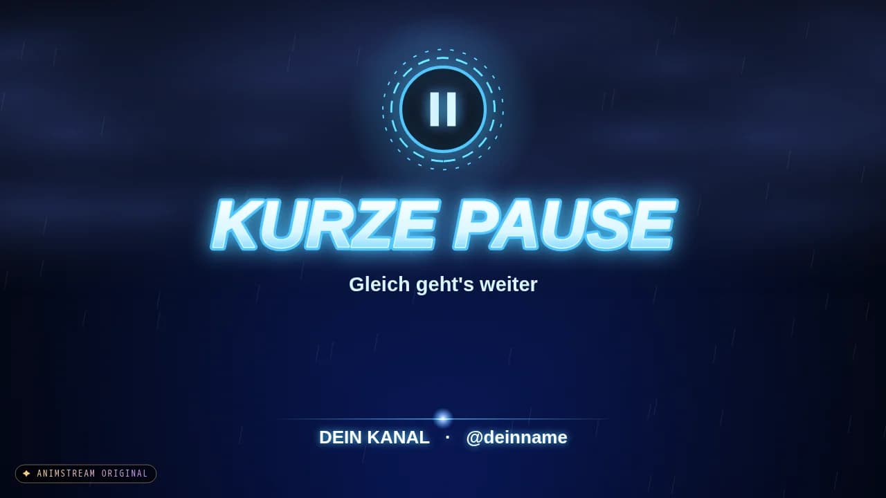 Pause-Szene – Thunder Strike Sturmblau