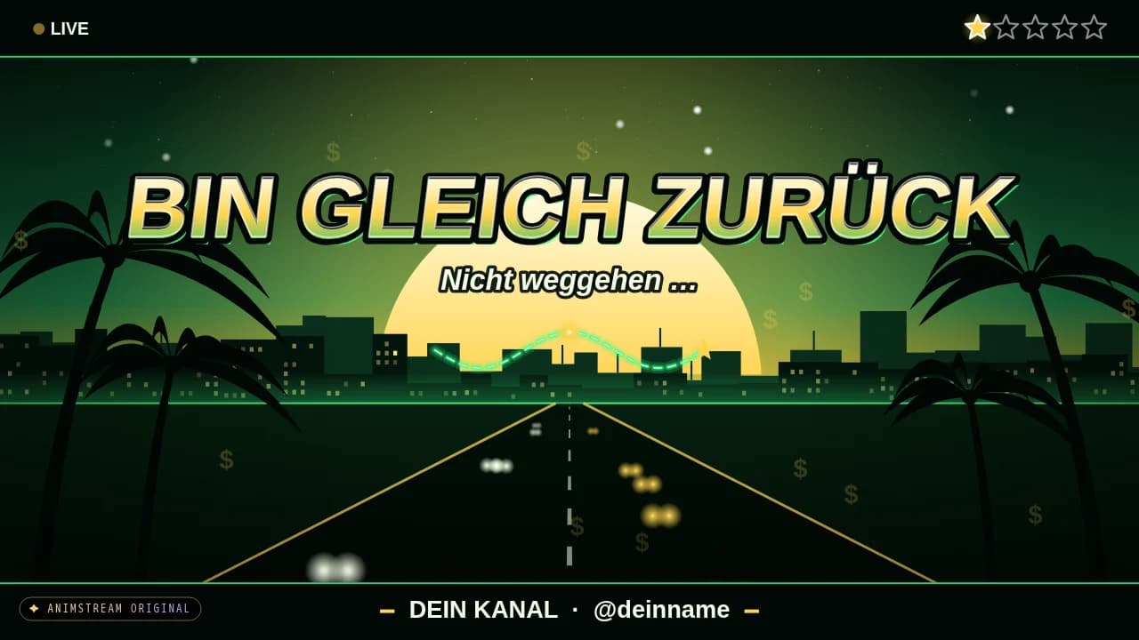 Bin gleich zurück-Szene – Vice Nights Cash