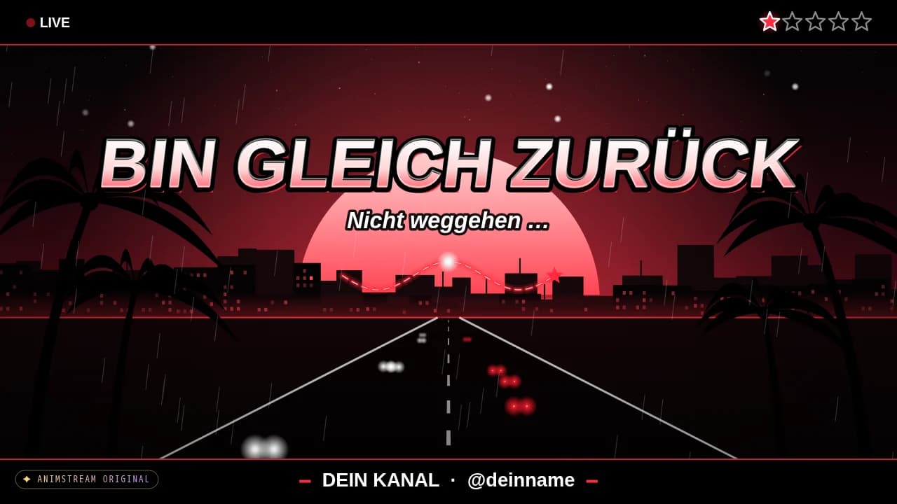 Bin gleich zurück-Szene – Vice Nights Noir