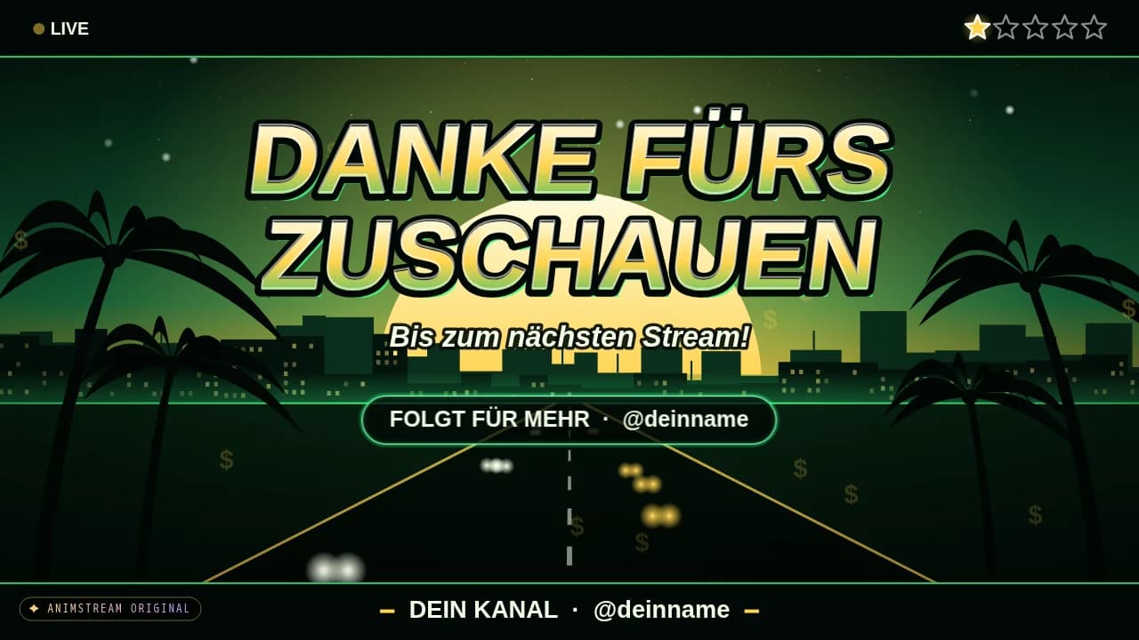Stream-Ende-Szene – Vice Nights Cash