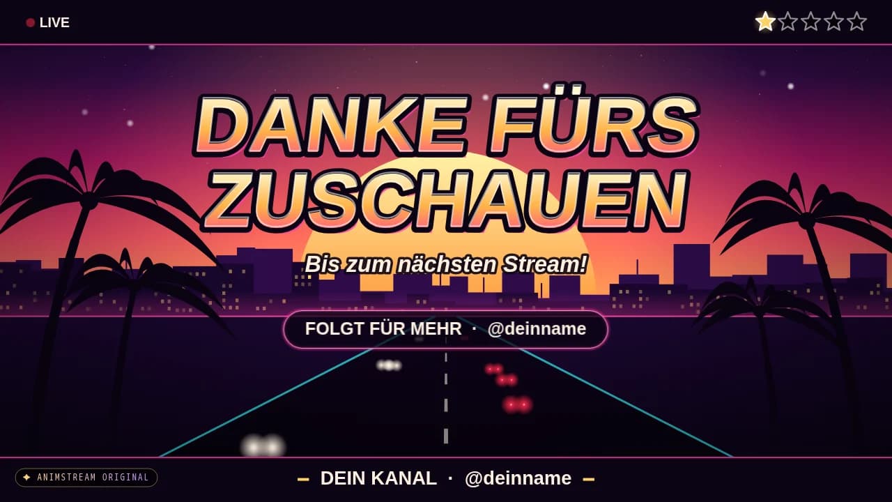 Stream-Ende-Szene – Vice Nights Sunset Boulevard