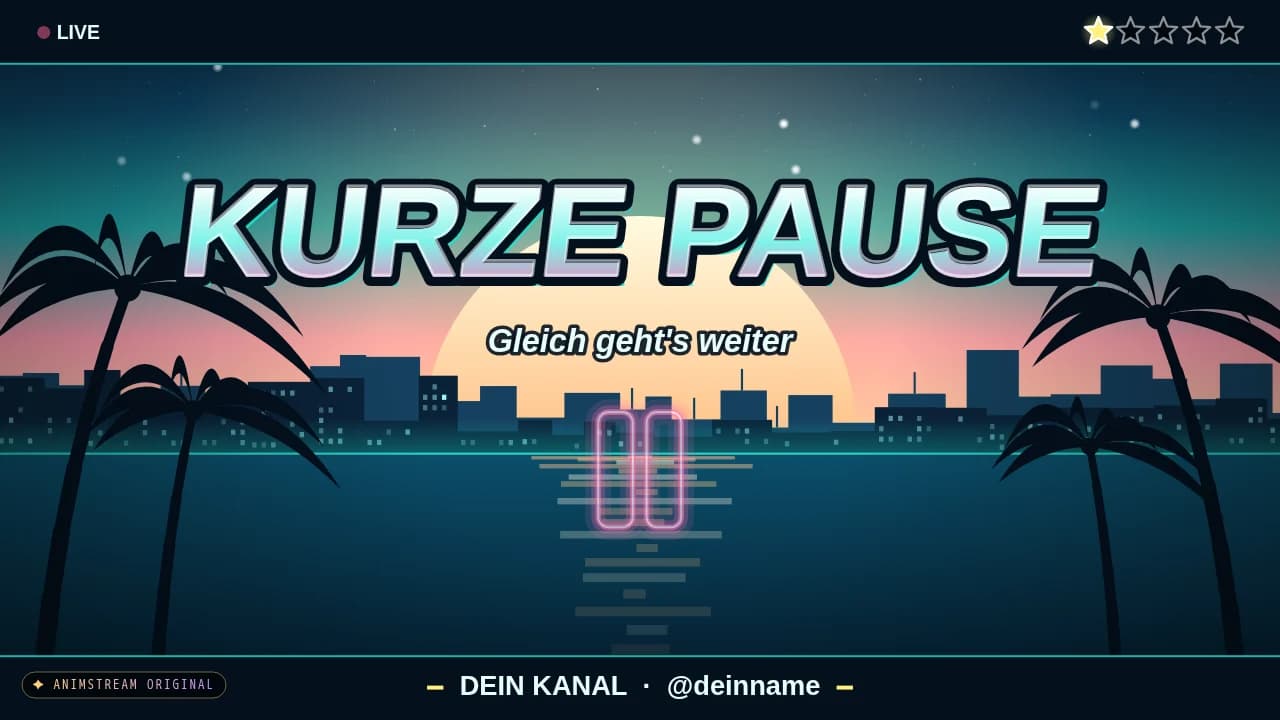 Pause-Szene – Vice Nights Ocean Drive