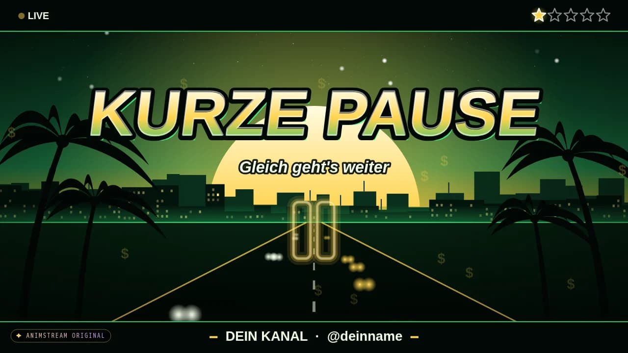Pause-Szene – Vice Nights Cash
