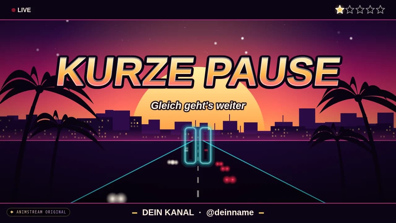 Pause-Szene – Vice Nights Sunset Boulevard
