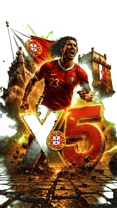 Portugal X5 Power 🇵🇹⚽🔥