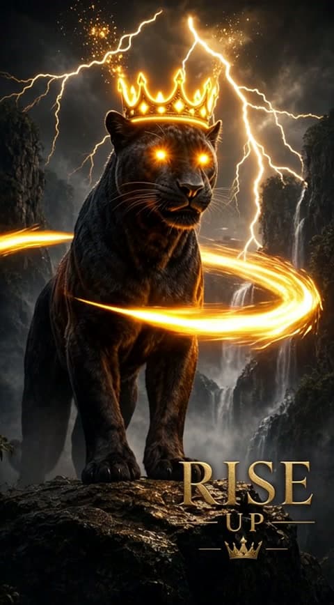 Rise Up – Black Panther Power 🐈‍⬛⚡👑