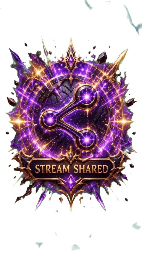Share Blast – Premium Stream Shared Alert Animation