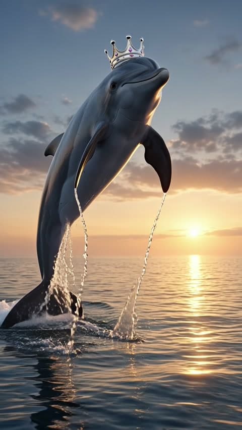 Super Fan – Realistic Ocean Dolphin
