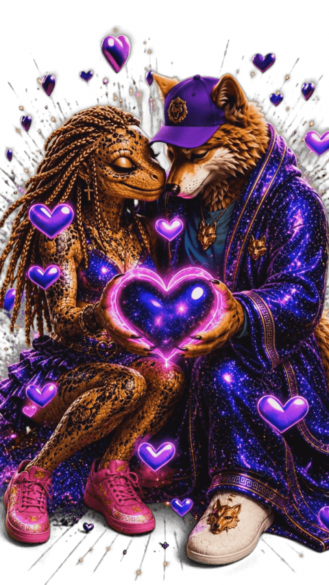 Teamherz Galaxy DINO & WOLF Animation