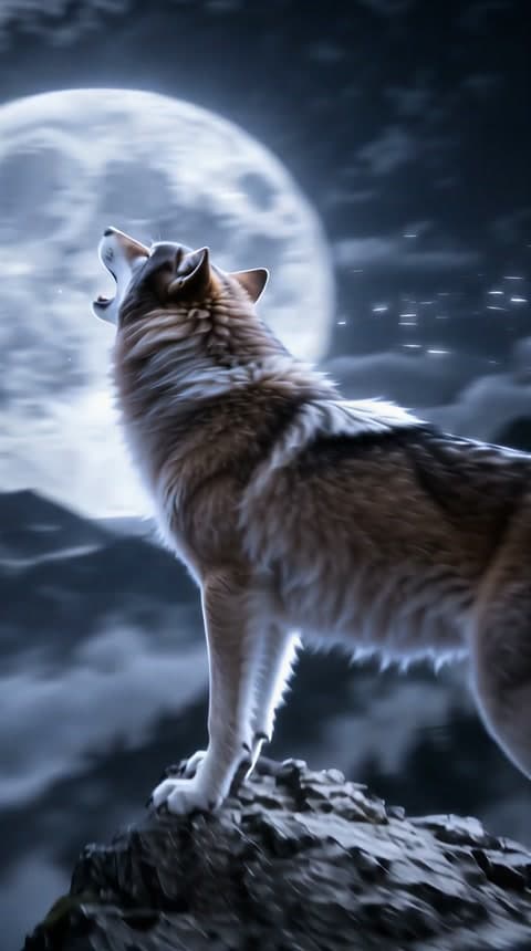 Wolf gift animation
