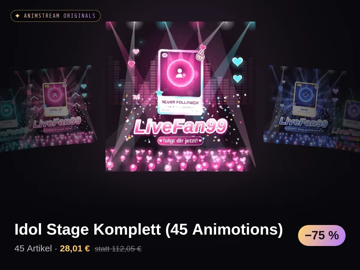 Idol Stage Komplett (45 Animotions)
