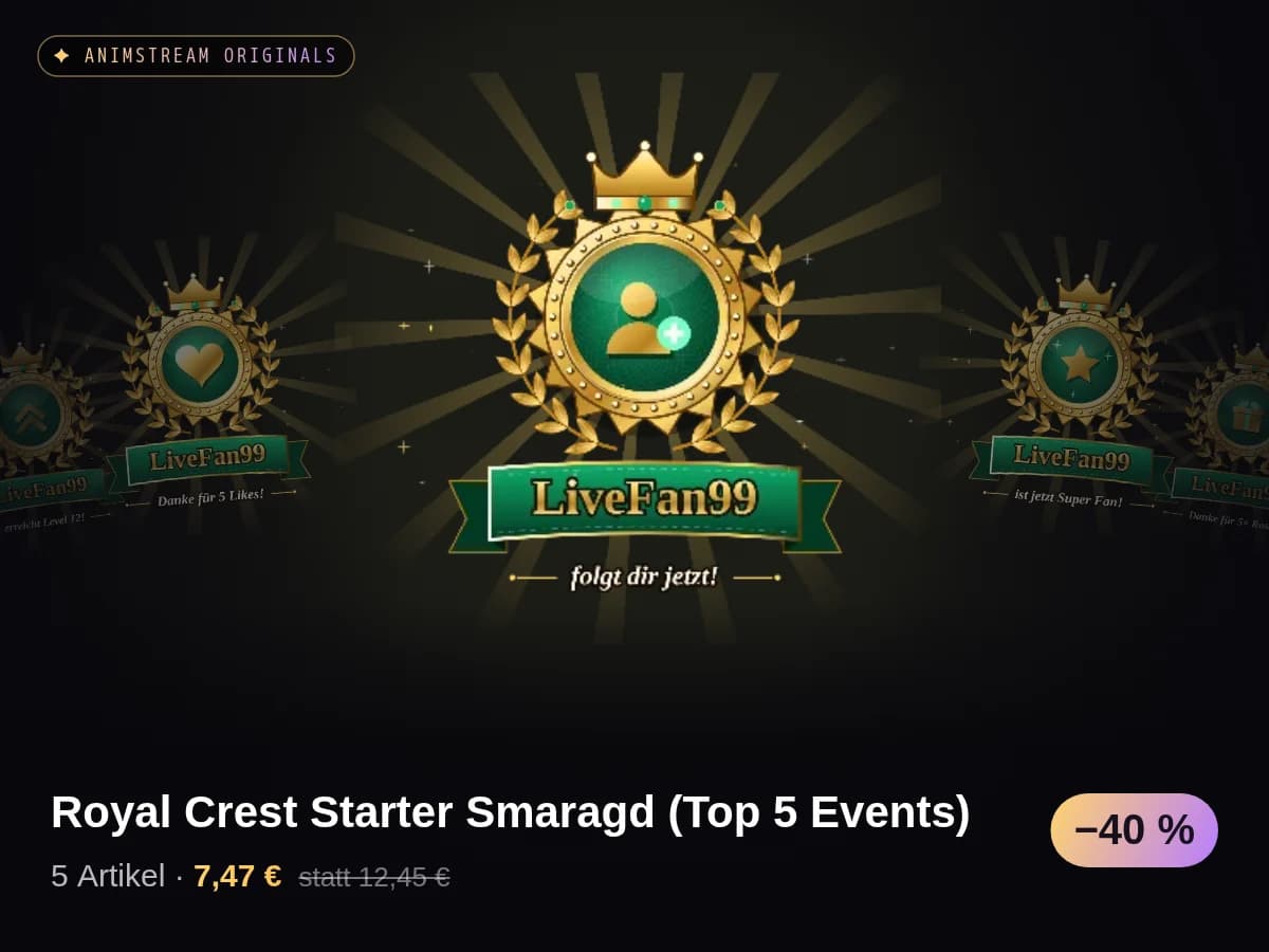 Royal Crest Starter Smaragd (Top 5 Events)