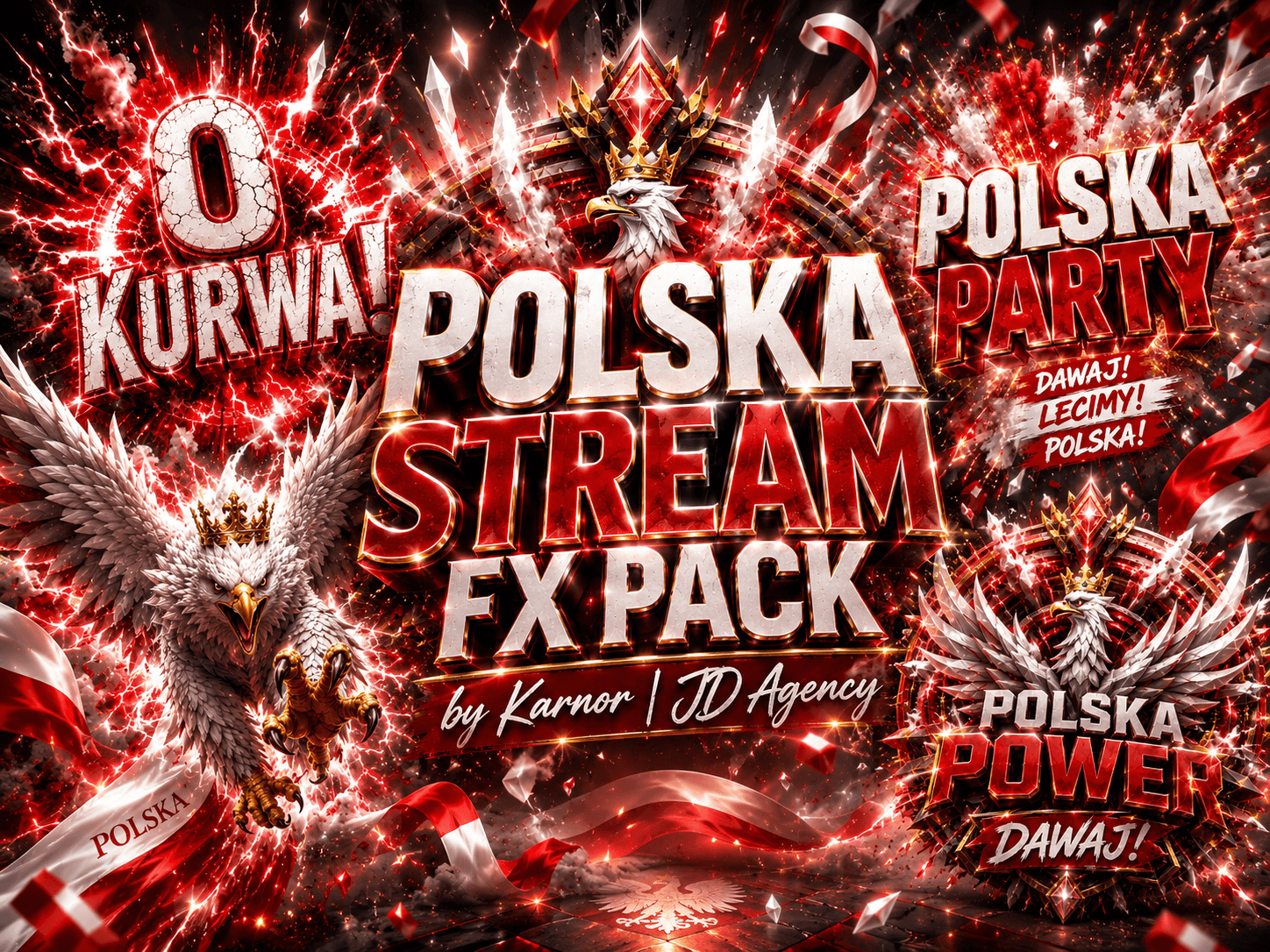 Polska Stream FX Pack – 4 Premium Greenscreen Animationen