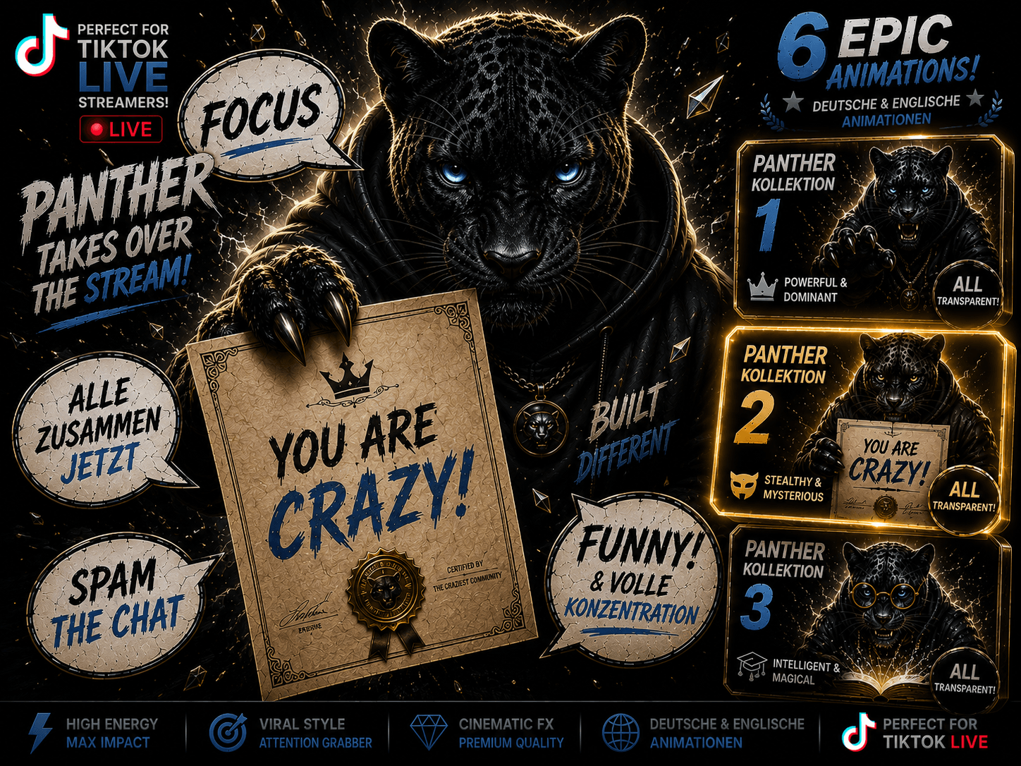 SPEAKPANTHER Vol. 2 - LET THE PANTHER SPEAK FOR YOU