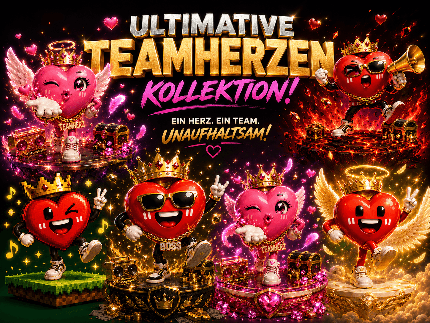 ❤️ Ultimative TeamHerzen Kollektion