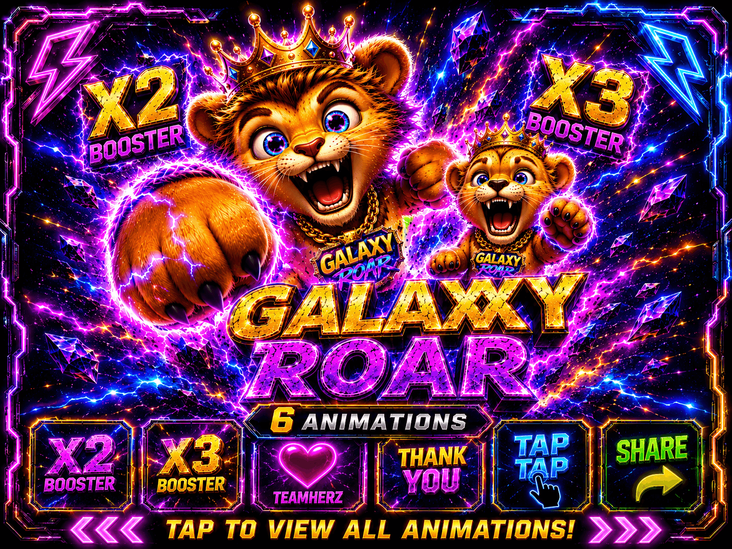 ⚡ GALAXY ROAR – ELECTRIC NEON MATCHES COLLECTION ⚡