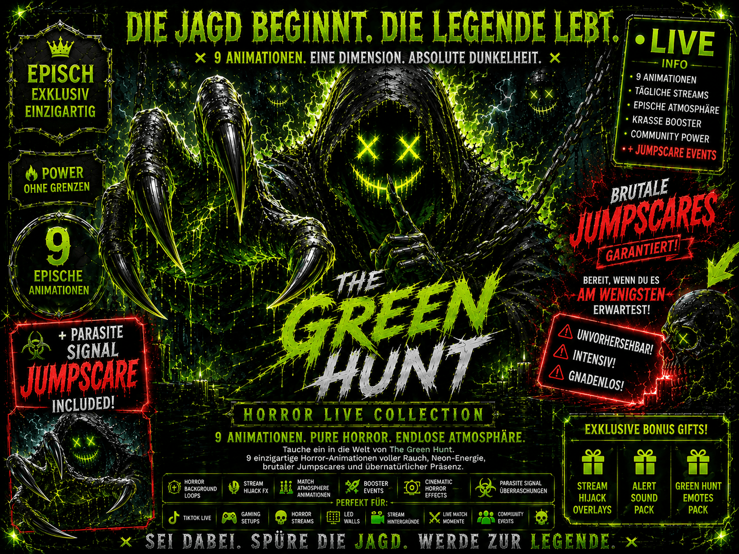 THE GREEN HUNT — HORROR LIVE COLLECTION